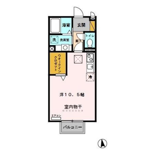 アンソレイユの間取り|間取図です！