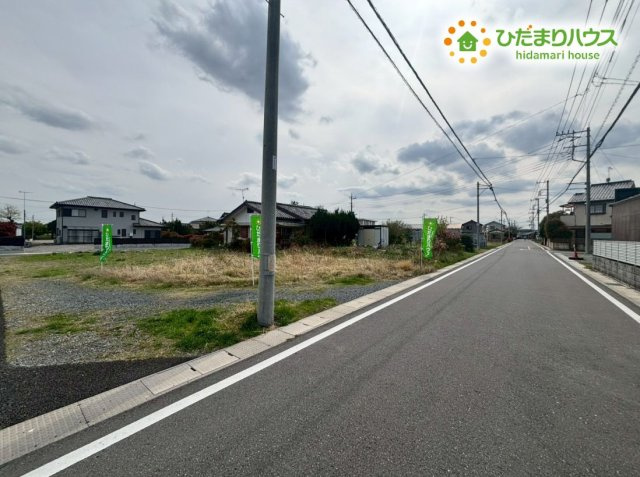 熊谷市代　売地の前面道路含む現地写真