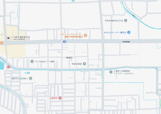 ●5(土)6(日)現地説明会！　橿原市常盤町　全5邸の地図