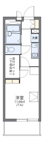 【間取り】 | レオパレスアルミックⅢ