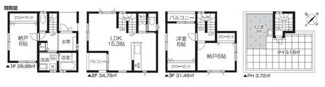 【間取り】 | 越谷市大里H　新築分譲住宅