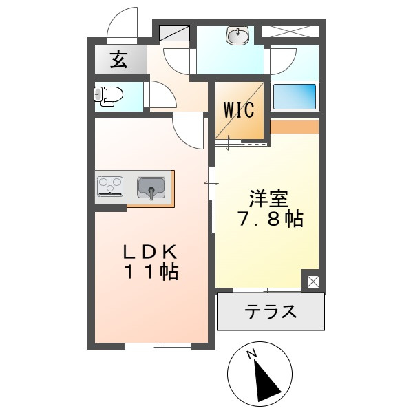 コモンドーレの間取り