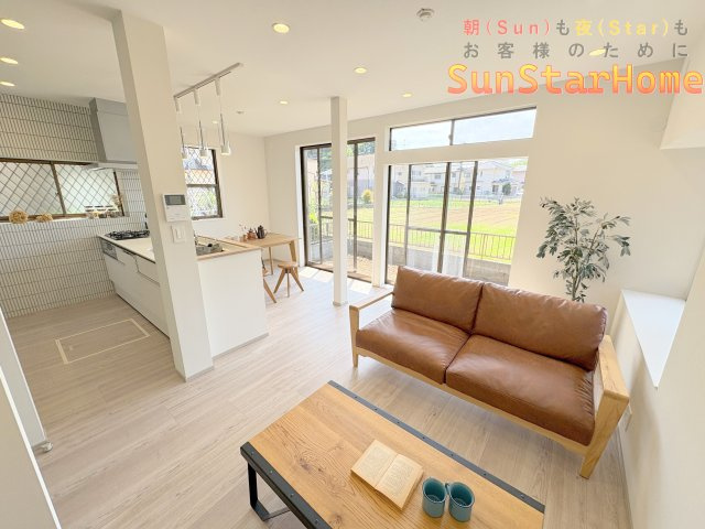 【サンスターホーム】青梅市野上町1丁目　リノベーション住宅の居間・リビング