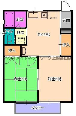 メゾンボヌールの間取り|間取図