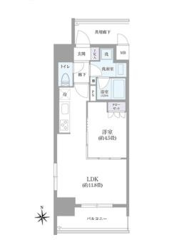 ＯＫＢアヴェニール菊井町の間取り