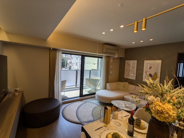 グランパセオ名駅那古野の居間・リビング