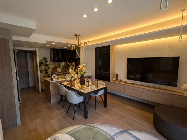 グランパセオ名駅那古野の居間・リビング