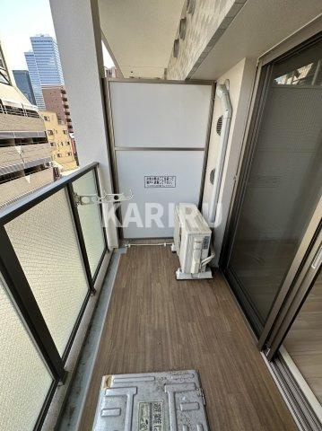 エスリード京橋のバルコニー