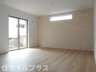 【居間・リビング】 | 郡山市安積4丁目新築一戸建て２棟 | おしゃれなリビングです