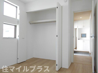 【洋室】 | 郡山市安積4丁目新築一戸建て２棟 | コンパクトで使いやすい洋室です