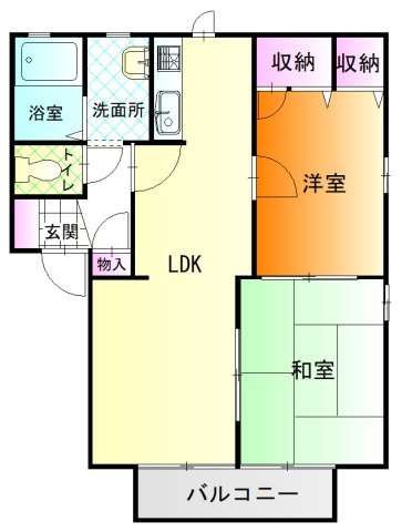 アムールの間取り