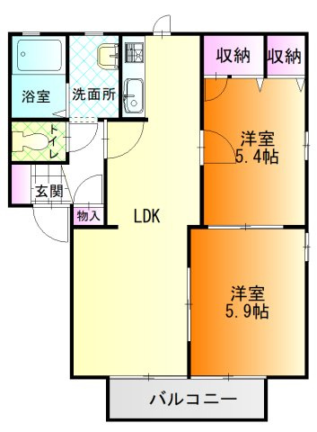アムールの間取り