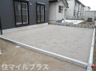 【庭】 | 郡山市安積4丁目新築一戸建て２棟 | たまにはお庭で休日を過ごしてみるのもよいかもしれません