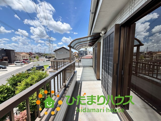 杉戸町内田４丁目　中古一戸建てのバルコニー