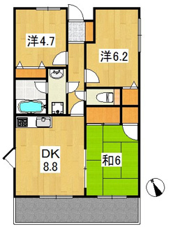 【間取り】 | エルヴェ大泉学園