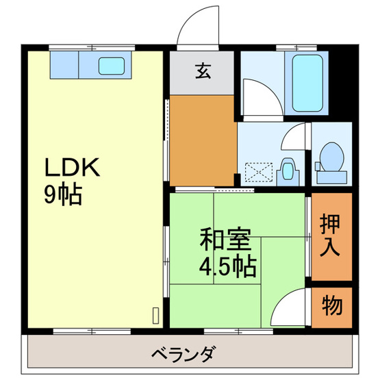 【間取り】 | グロリアス城東