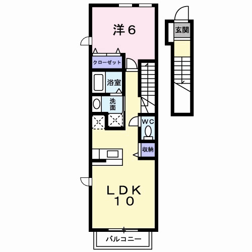 【間取り】 | プリムヴェールＡ
