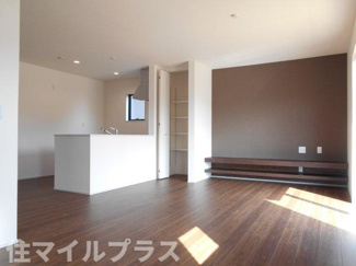【居間・リビング】 | 郡山市大槻町前畑新築一戸建て3棟 | ゆったりとした居間です