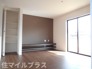 【居間・リビング】 | 郡山市大槻町前畑新築一戸建て3棟 | 使いやすいリビングです