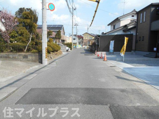 【前面道路含む現地写真】 | 郡山市大槻町前畑新築一戸建て3棟 | 前面道路含む現地写真です
