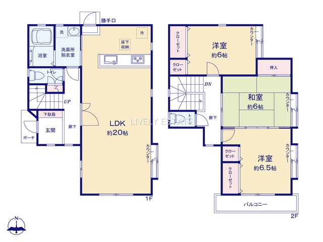草加市瀬崎6丁目 中古戸建の間取り