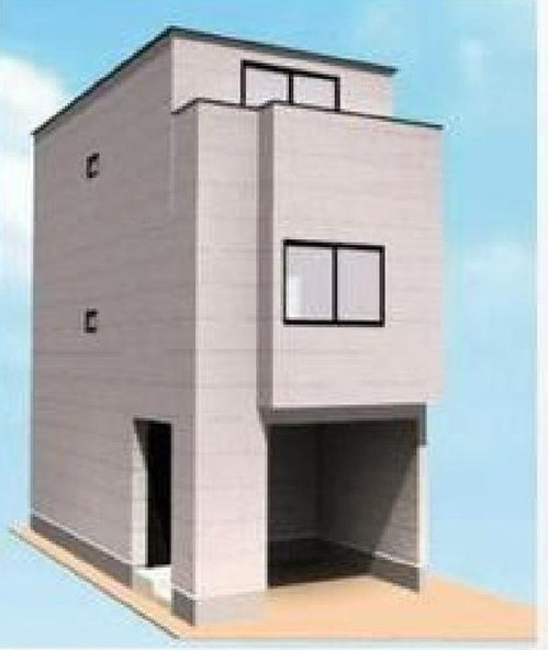 【横浜市西区境之谷79-20全2棟新築戸建て】★仲介手数料無料★（稲荷台小学校・岩井原中学校）の外観パース