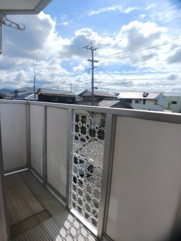 レピュートおんつかⅡのバルコニー