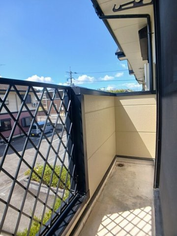 プラドール川口Ｂのバルコニー