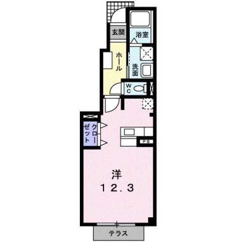 フォレストヒルズ３号館の間取り