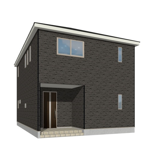 Cradlegarden　 小美玉市羽鳥　第12　1の完成予想図|北西側。