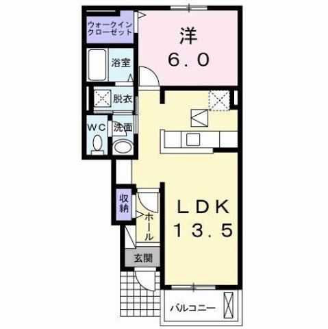 カレントヒルズ善導寺Ⅱの間取り