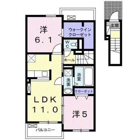 ブリッサⅠの間取り