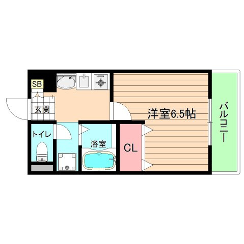 大阪市都島区片町１丁目の賃貸マンションの間取り