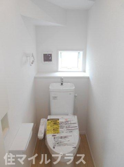 【トイレ】 | 郡山市安積荒井2丁目新築一戸建て2棟 | トイレもきれいです