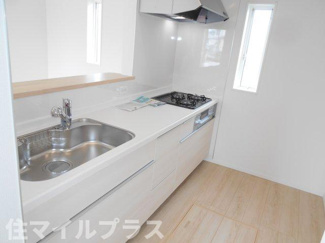 【キッチン】 | 郡山市安積荒井2丁目新築一戸建て2棟 | 使いやすいキッチンです