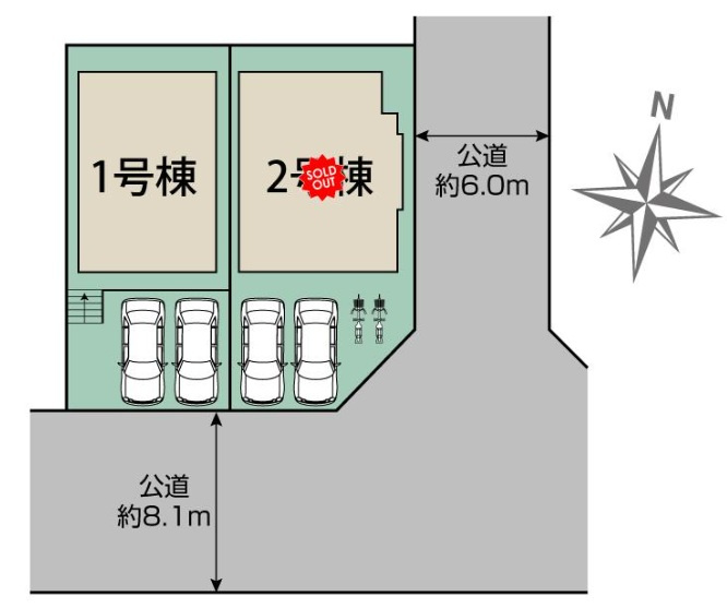 神戸市垂水区南多聞台8丁目の区画図