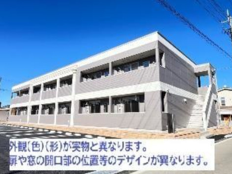 仮)阿見町中郷新築アパートの外観