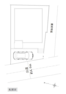 【区画図】 | 横浜市泉区白百合1丁目（踊場駅）2階建４LDK | 配置図