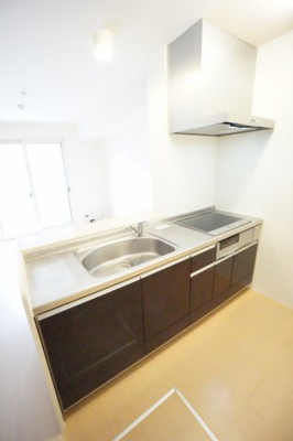 【キッチン】 | ハピネスⅡ | ※同物件・反転タイプの写真です。