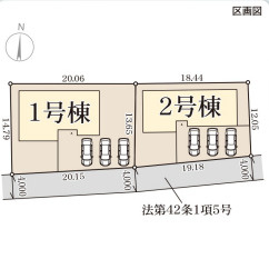 リーブルガーデン奈良法蓮町25期の区画図