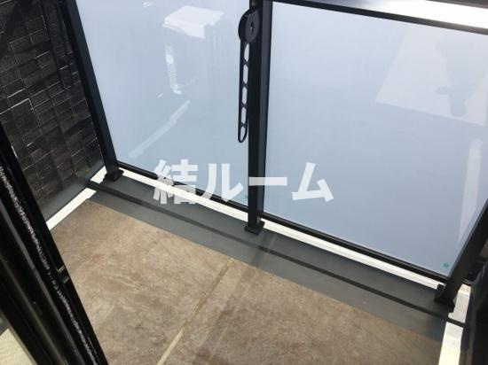 板橋区高島平９丁目の賃貸マンションのバルコニー