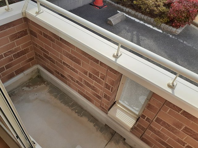 カーサ　ボナーリオのバルコニー