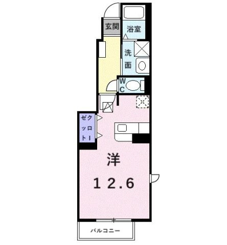 カーサ　ボナーリオの間取り