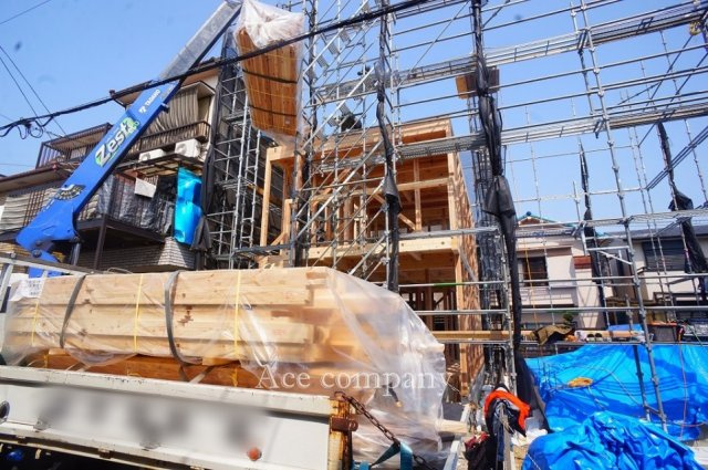 【外観】 | 東大阪市南上小阪　【1号地/全2区画】 | 【只今建築中！現地2026年3月28日現在☆】