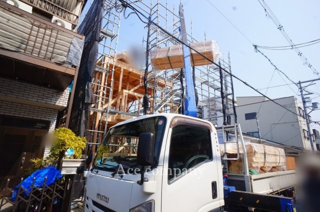 【外観】 | 東大阪市南上小阪　【1号地/全2区画】 | 【只今建築中！現地2026年3月28日現在☆】