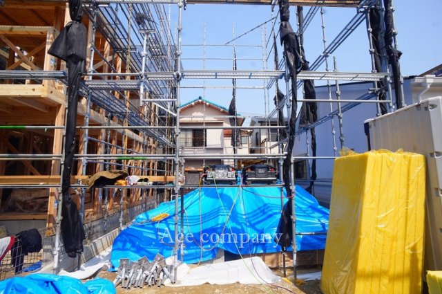 【外観】 | 東大阪市南上小阪　【1号地/全2区画】 | 【只今建築中！現地2026年3月28日現在☆】