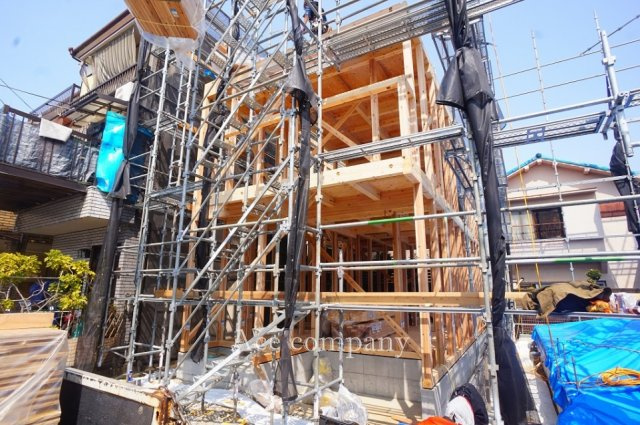 【外観】 | 東大阪市南上小阪　【1号地/全2区画】 | 【只今建築中！現地2026年3月28日現在☆】