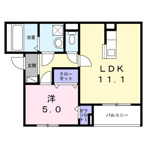 ポルテボヌール本牧の間取り