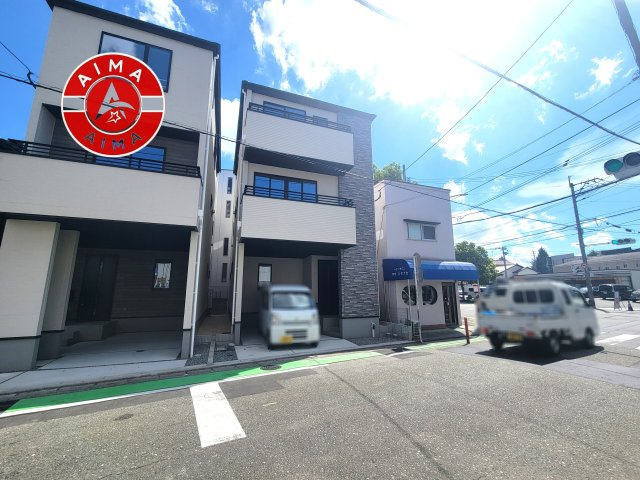 福岡市博多区那珂1丁目第1-2棟（2号棟）の外観|デザイン性のある外観です。