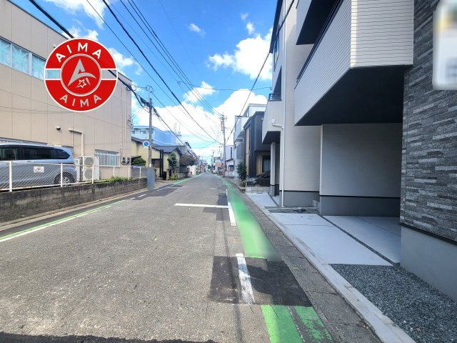 福岡市博多区那珂1丁目第1-2棟（2号棟）の外観|前面道路含む現地の写真です。